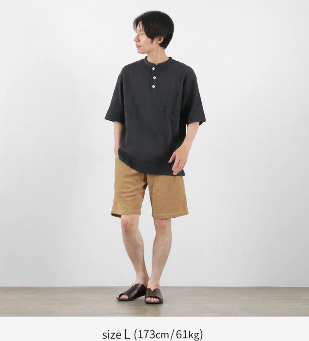 GOHEMP T-Shirts^/ Henley PK Short Sleeve Shirt