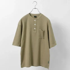 GOHEMP T-Shirts^/ Henley PK Short Sleeve Shirt