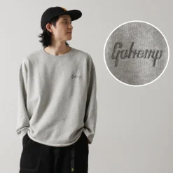 GOHEMP Sweatshirts^/ Loose Round 7/10 Sleeve Light Ounce Sweat T-Shirt gray