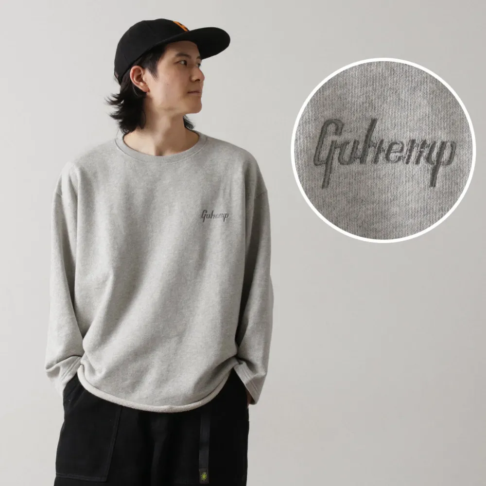 GOHEMP Sweatshirts^/ Loose Round 7/10 Sleeve Light Ounce Sweat T-Shirt gray