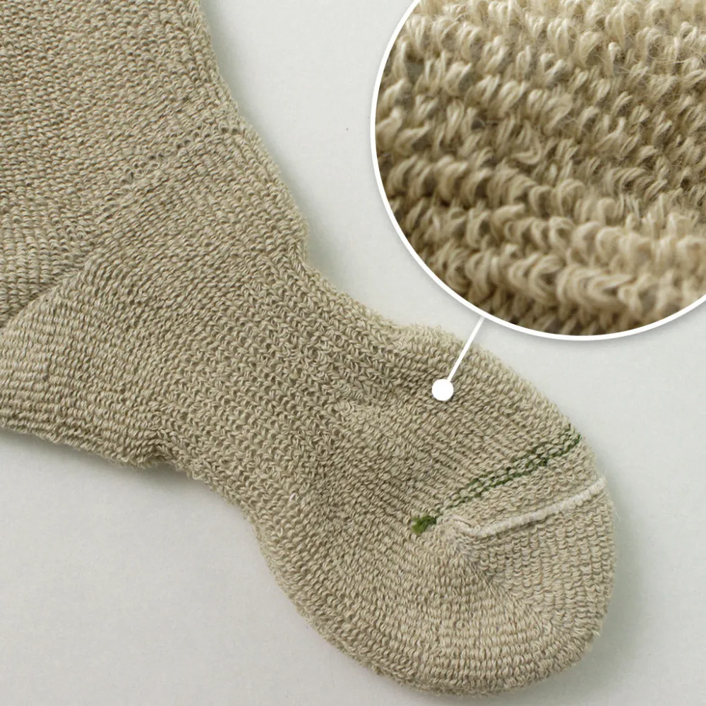 GOHEMP Socks^/ Low Gauge Pile Crew Socks