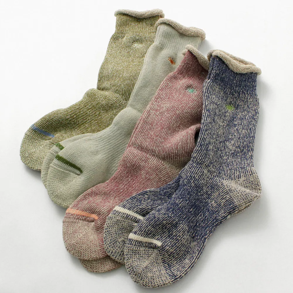 GOHEMP Socks^/ Low Gauge Pile Crew Socks