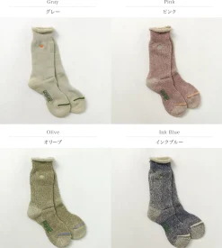 GOHEMP Socks^/ Low Gauge Pile Crew Socks