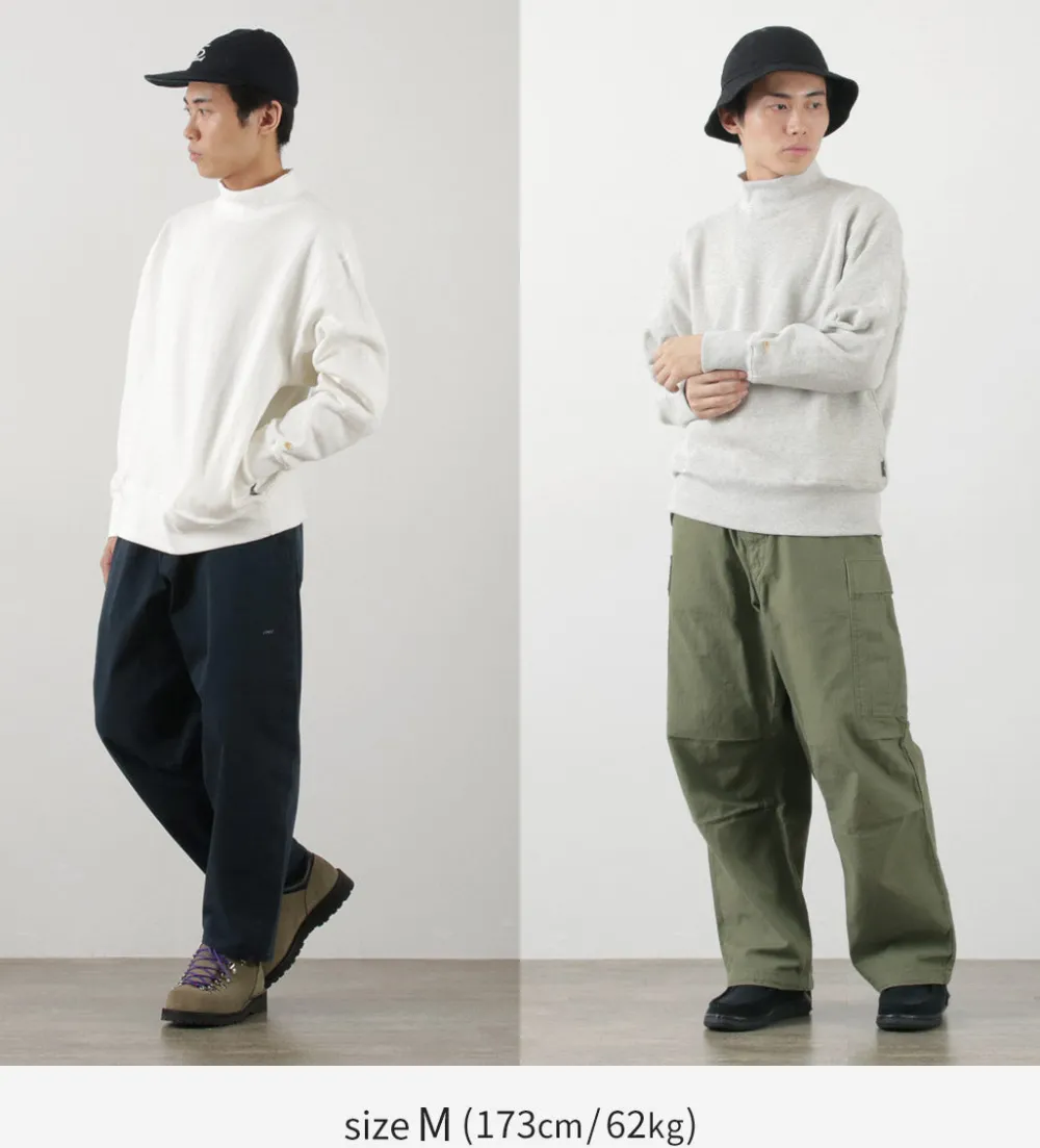 GOHEMP Sweatshirts^/ Mock Neck Sweatshirt