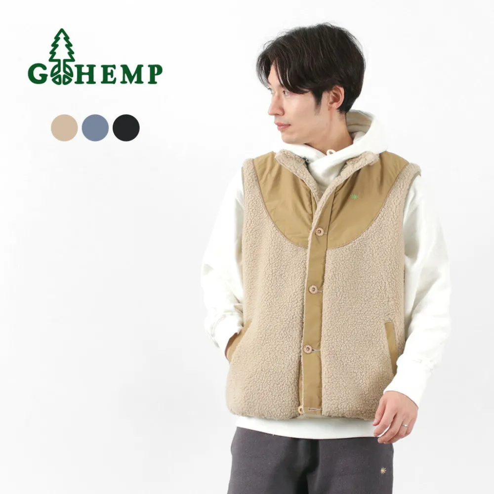 GOHEMP Vests^/ Mongolian Vest