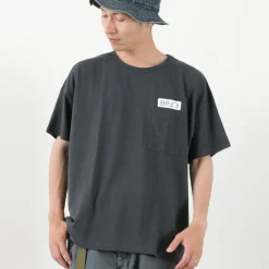 GOHEMP T-Shirts^/ NC Mono Tone Wide Poket Tee