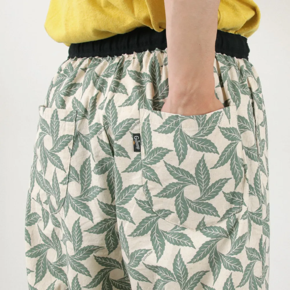 GOHEMP Trousers^/ New Day Pants Tornado Print