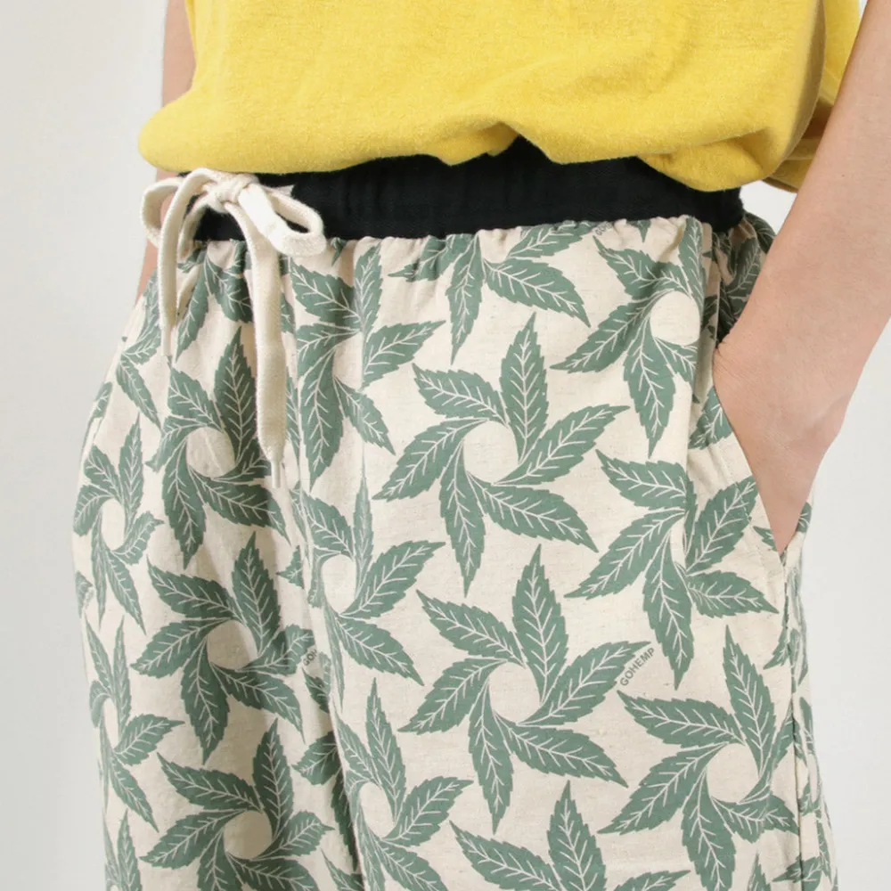 GOHEMP Trousers^/ New Day Pants Tornado Print