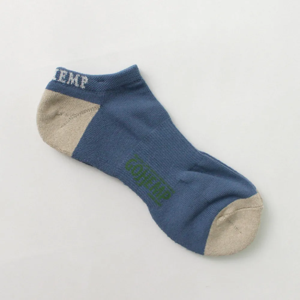 GOHEMP Socks^/ Panel Pile Ankle Socks