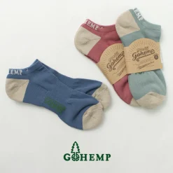 GOHEMP Socks^/ Panel Pile Ankle Socks