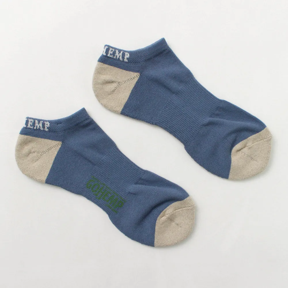 GOHEMP Socks^/ Panel Pile Ankle Socks