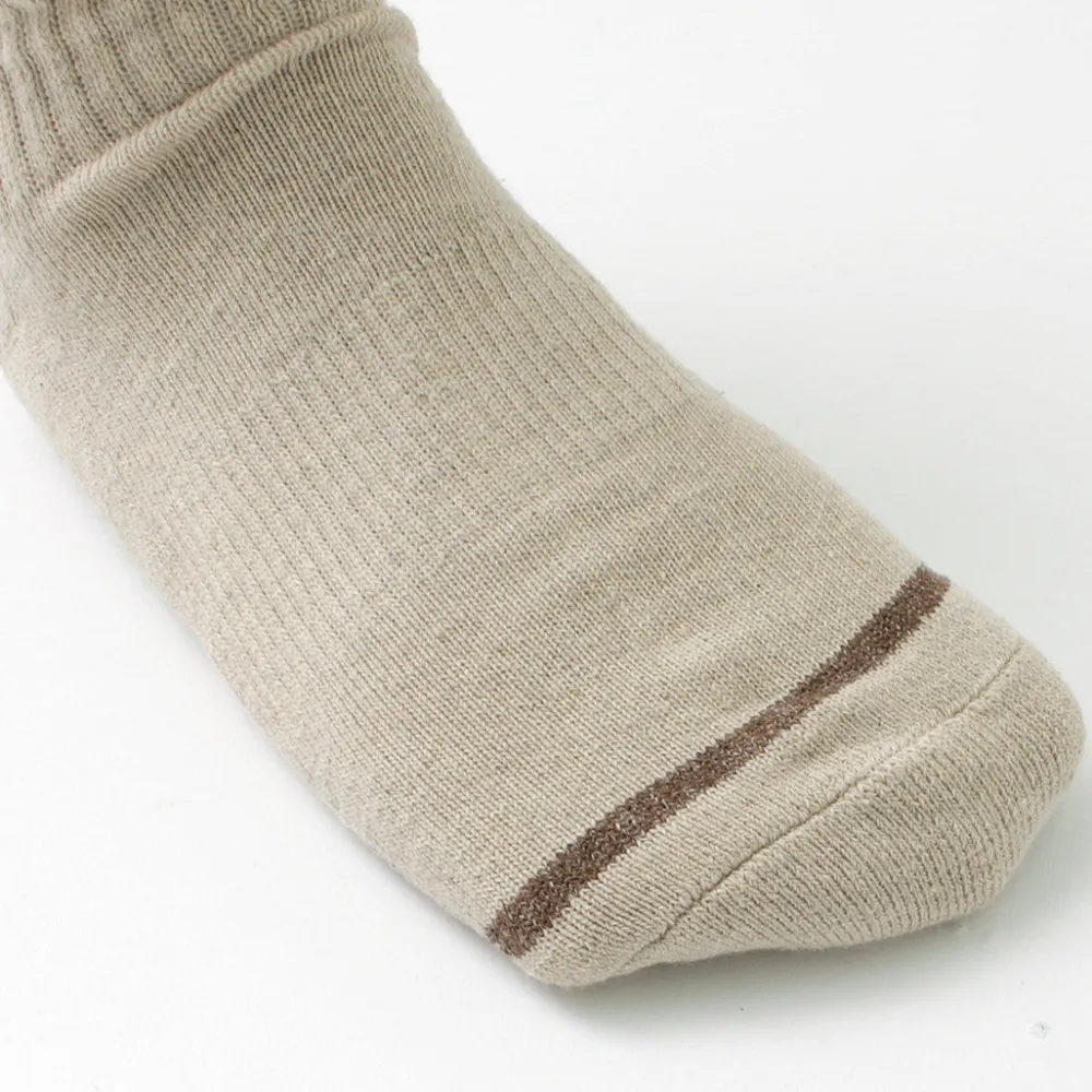 GOHEMP Socks^/ Patterned Pile Crew Socks