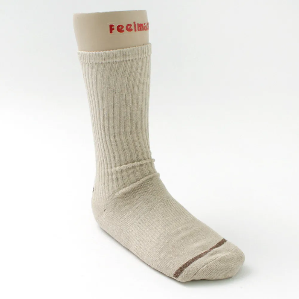 GOHEMP Socks^/ Patterned Pile Crew Socks