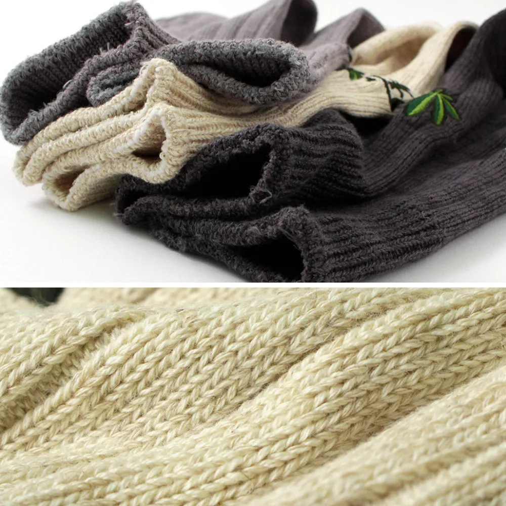 GOHEMP Socks^/ Souvenir Emblem Crew Socks