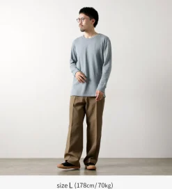 GOHEMP T-Shirts^/ Sunblend Warmer Basic Long Sleeve T-Shirt