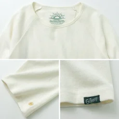 GOHEMP T-Shirts^/ Sunblend warmer Baseball sleeve crew t-shirt