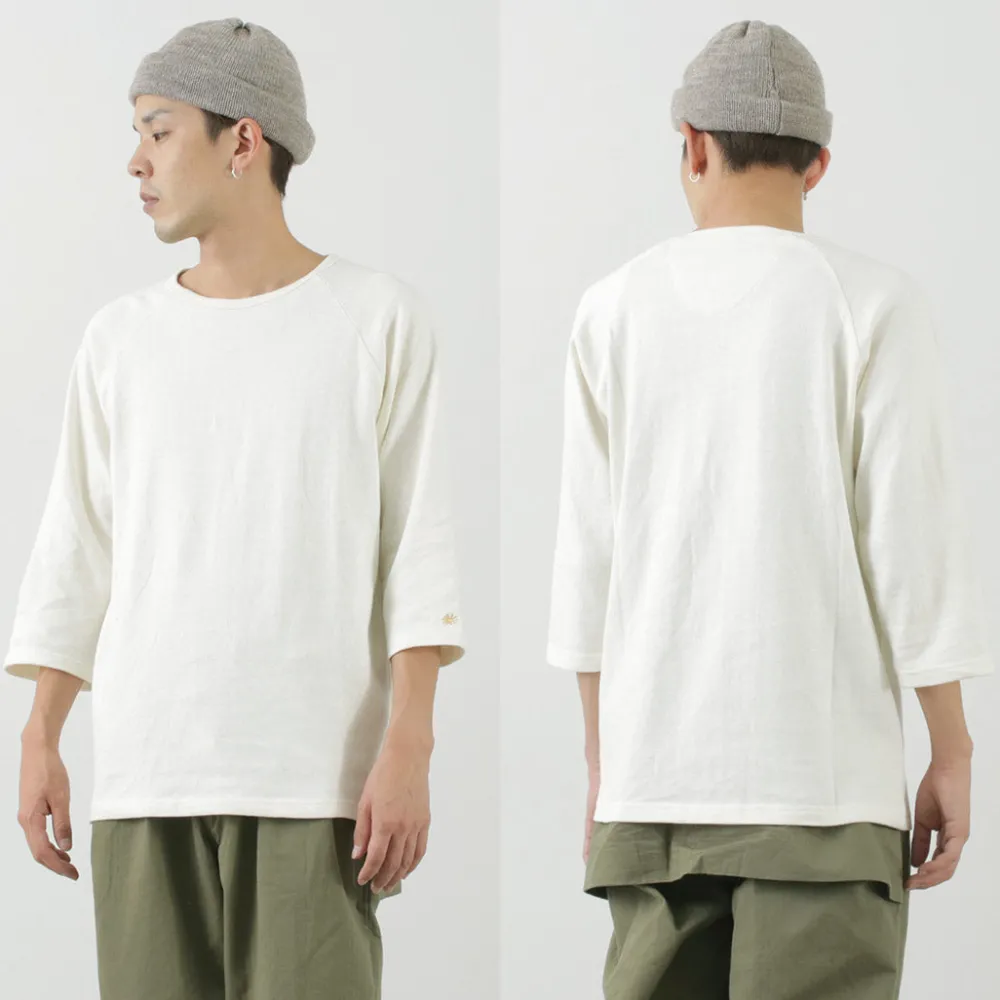GOHEMP T-Shirts^/ Sunblend warmer Baseball sleeve crew t-shirt
