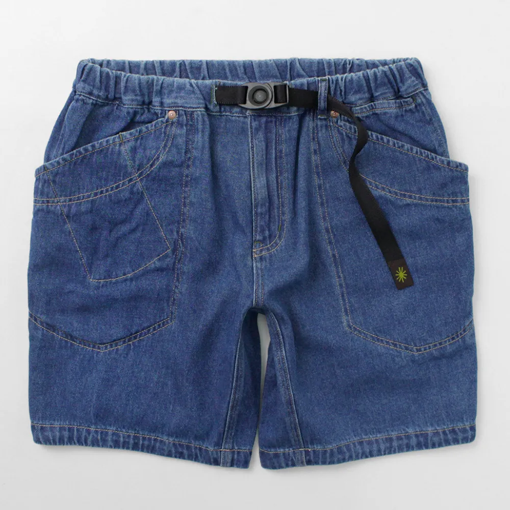 GOHEMP Shorts^/ Traveler Easy Shorts Used Wash lightblue