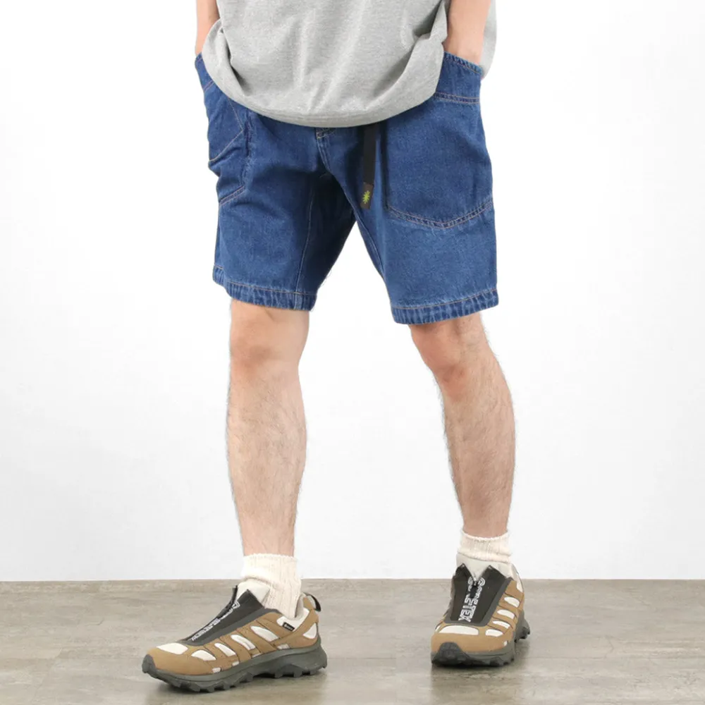 GOHEMP Shorts^/ Traveler Easy Shorts Used Wash lightblue