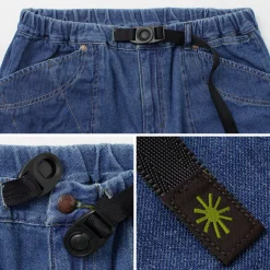 GOHEMP Shorts^/ Traveler Easy Shorts Used Wash lightblue