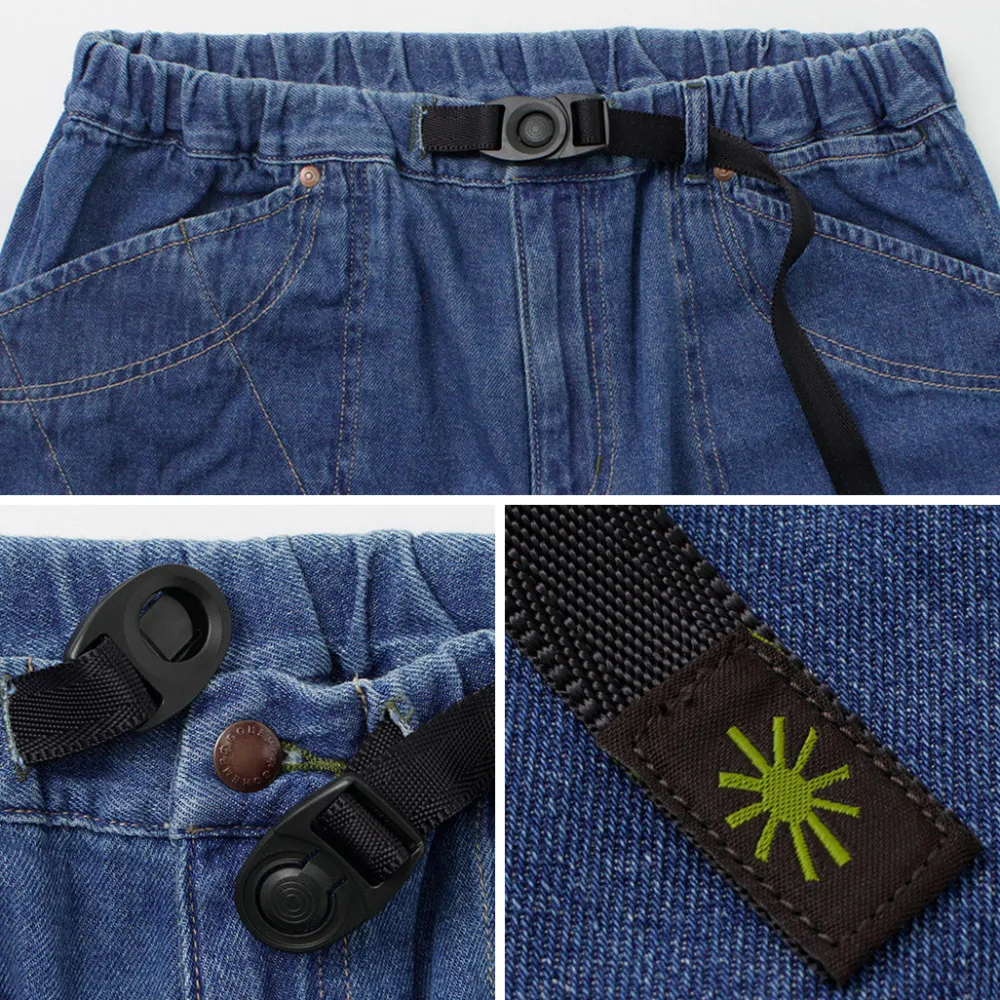 GOHEMP Shorts^/ Traveler Easy Shorts Used Wash lightblue