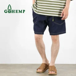GOHEMP Shorts^/ Traveler Easy Shorts indigo