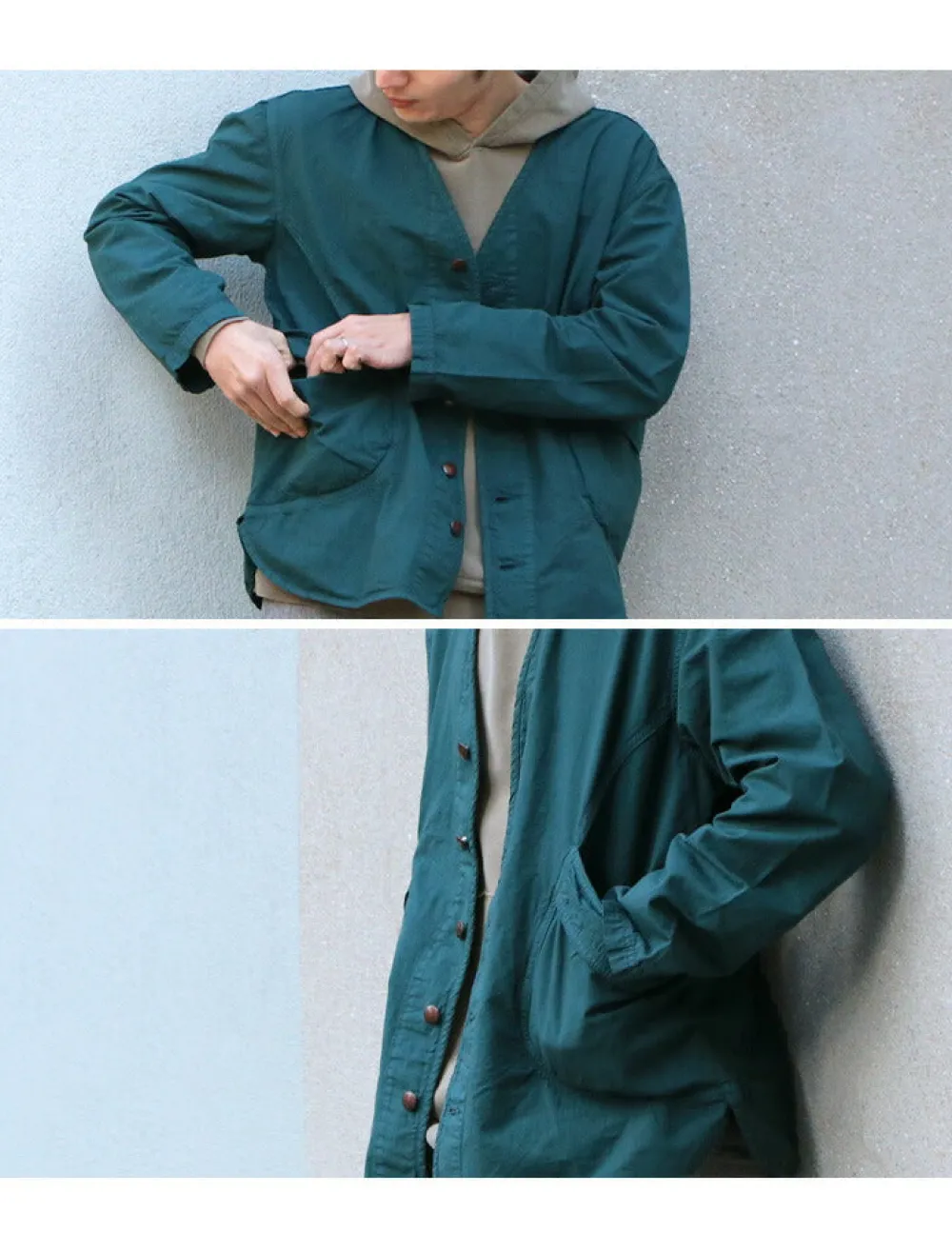 GOHEMP Jackets^/ Vendor no collar jacket