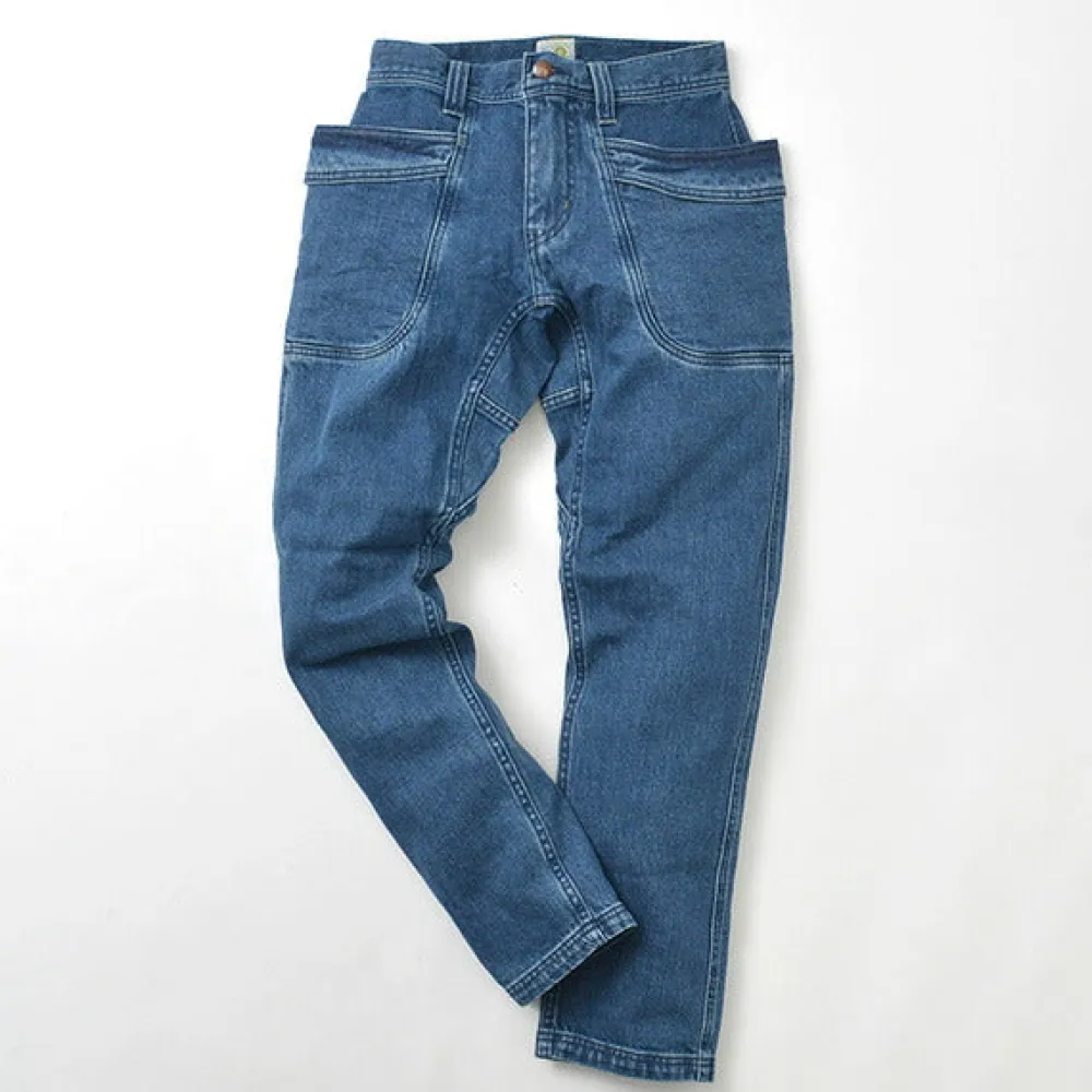 GOHEMP Jeans^/ Vendor Tapered Slim Pants / Used Wash blue