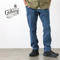 GOHEMP Jeans^/ Vendor Tapered Slim Pants / Used Wash blue