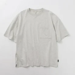 GOHEMP T-Shirts^/ Wide slit T-shirt Heather