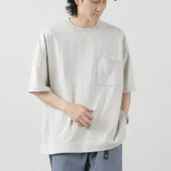 GOHEMP T-Shirts^/ Wide slit T-shirt Heather