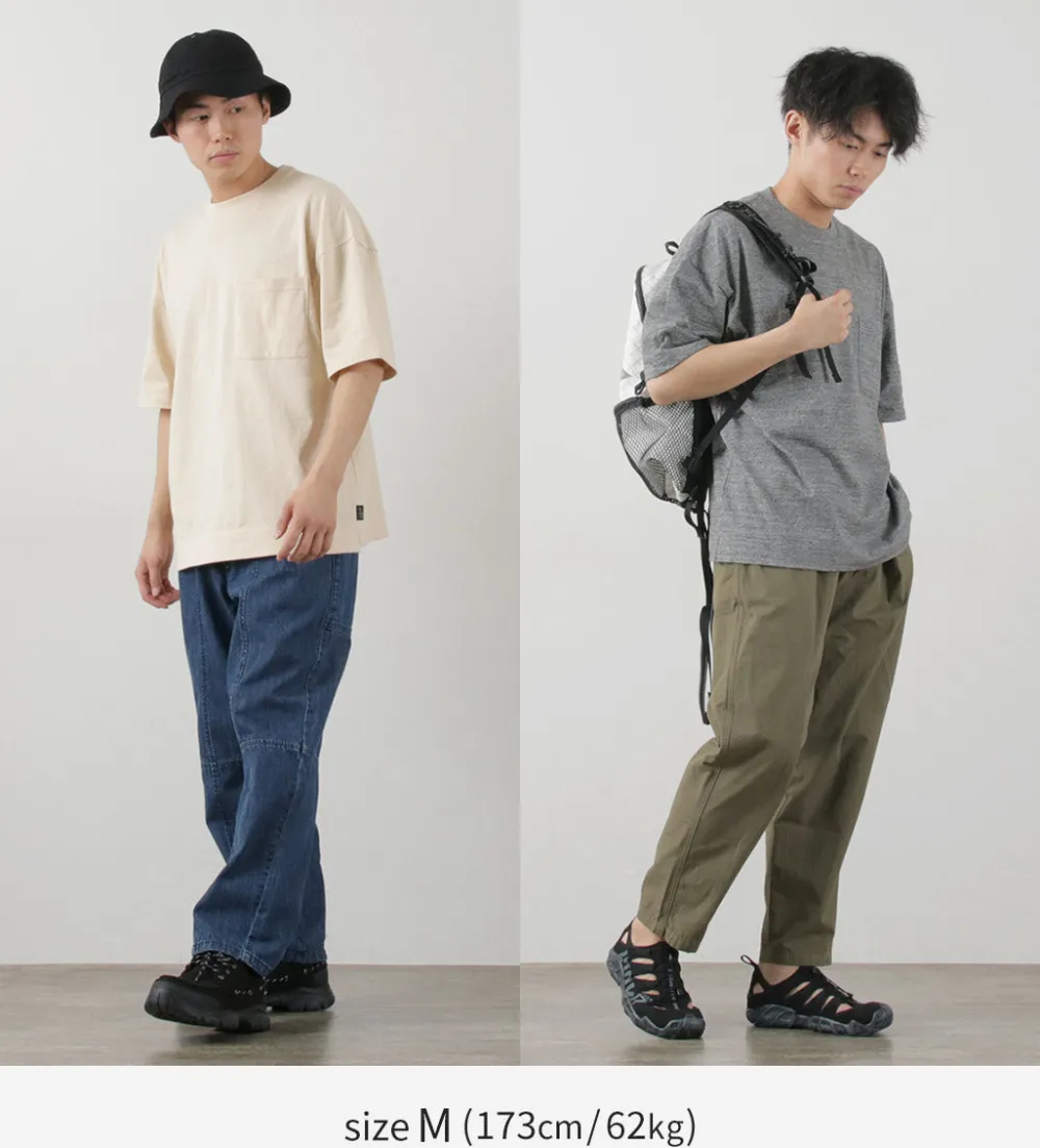 GOHEMP T-Shirts^/ Wide slit T-shirt Heather