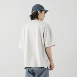 GOHEMP T-Shirts^/ Wide slit T-shirt Heather