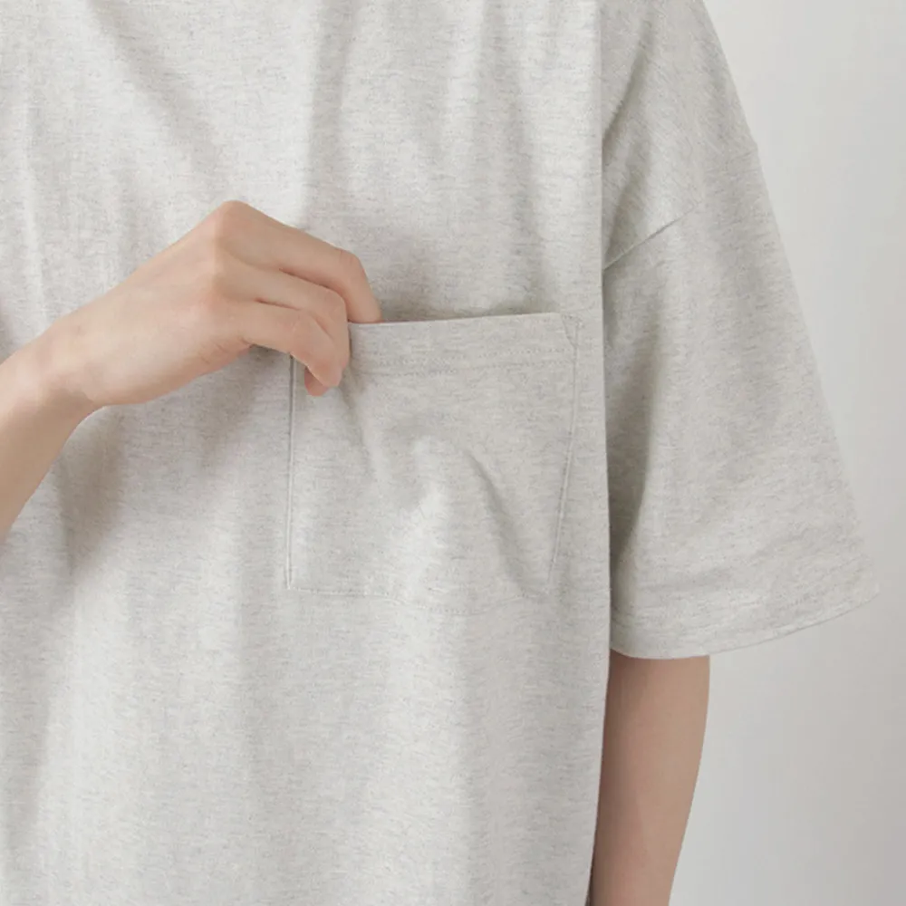 GOHEMP T-Shirts^/ Wide slit T-shirt Heather