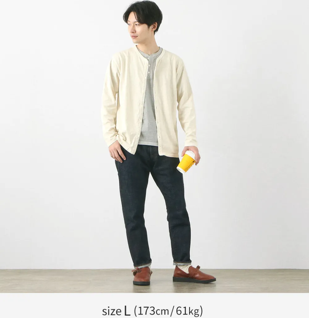 GOOD ON Cardigans^/ Crew neck TEE Cardigan