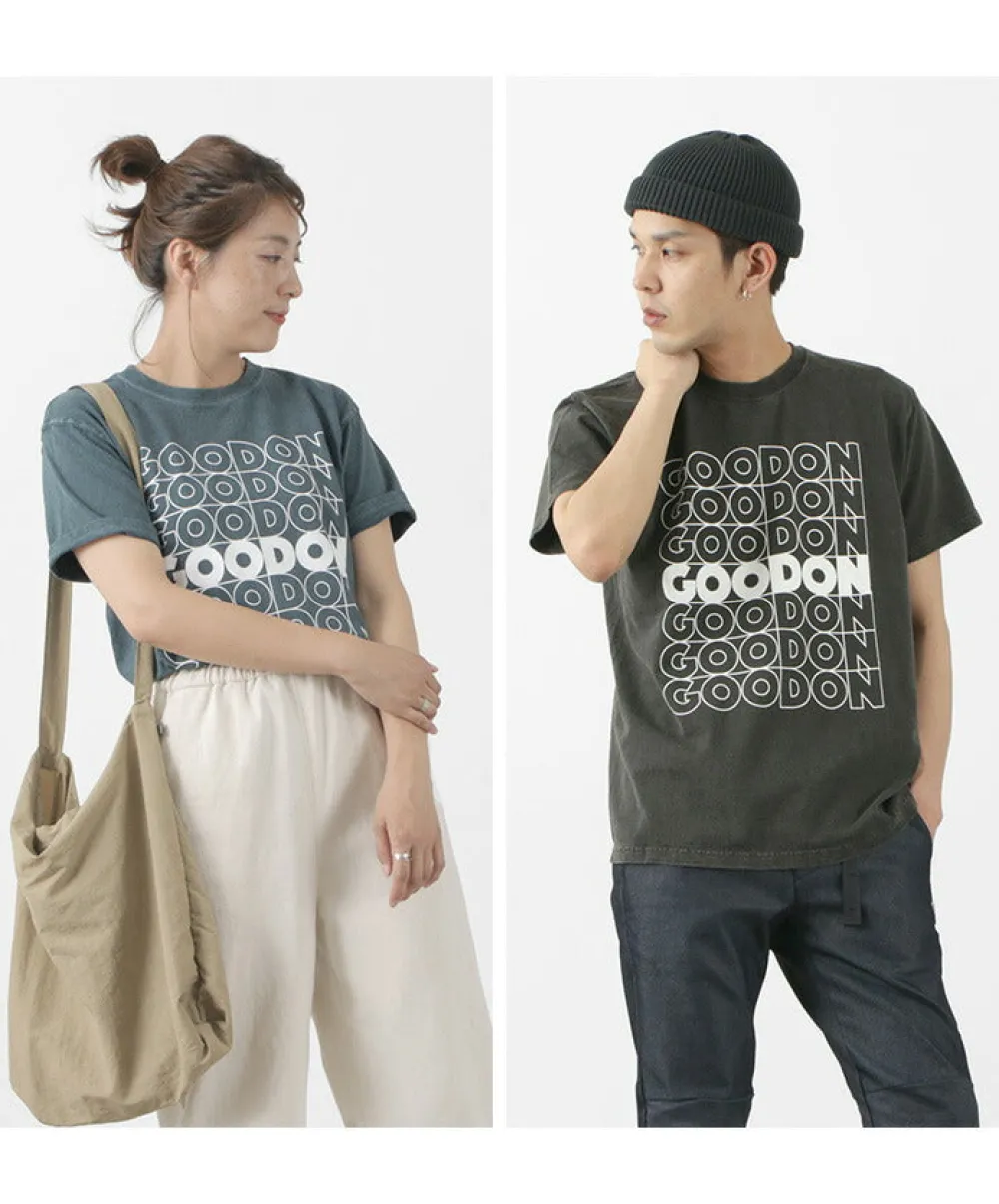 GOOD ON T-Shirts^/ GO SQUARE LOGO short sleeve T-shirt