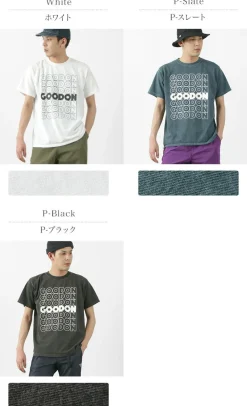 GOOD ON T-Shirts^/ GO SQUARE LOGO short sleeve T-shirt