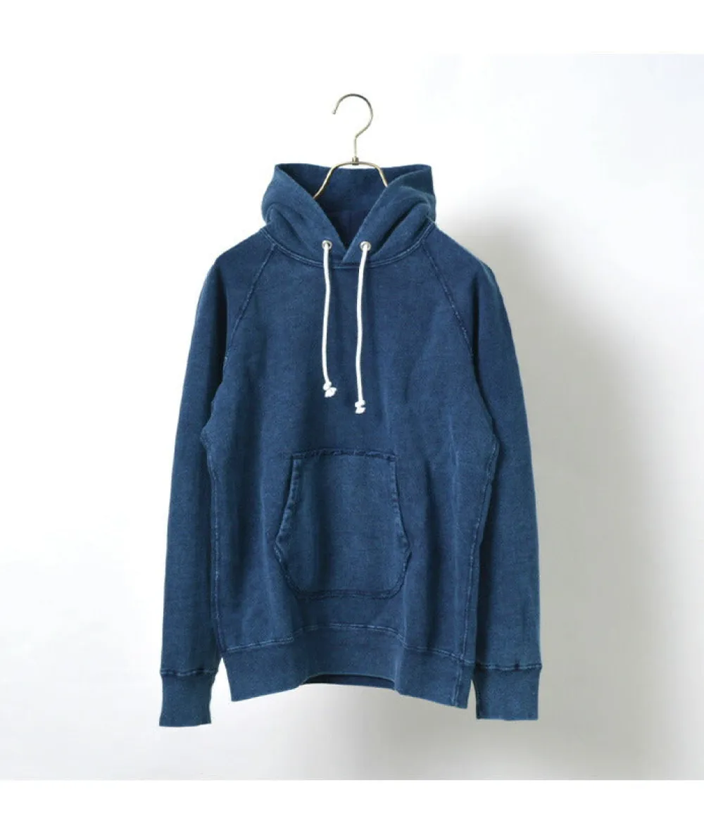 GOOD ON Sweatshirts^/ GOBW1203 IS Raglan Pullover Hooded Sweatshirt indigo