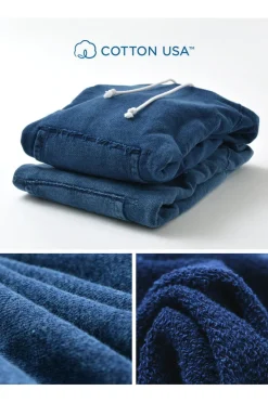 GOOD ON Sweatshirts^/ GOBW1203 IS Raglan Pullover Hooded Sweatshirt indigo