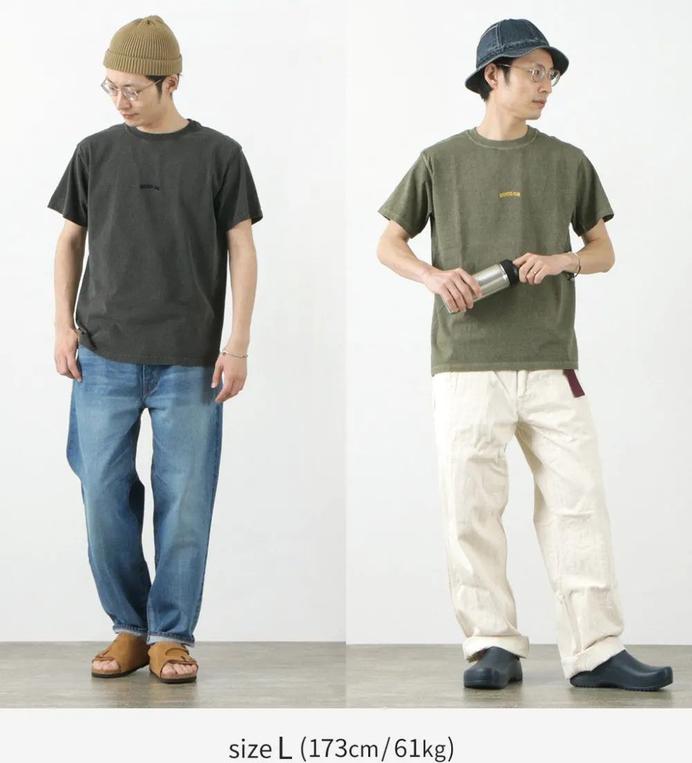 GOOD ON T-Shirts^/ Arch Logo Embroidery T-shirt