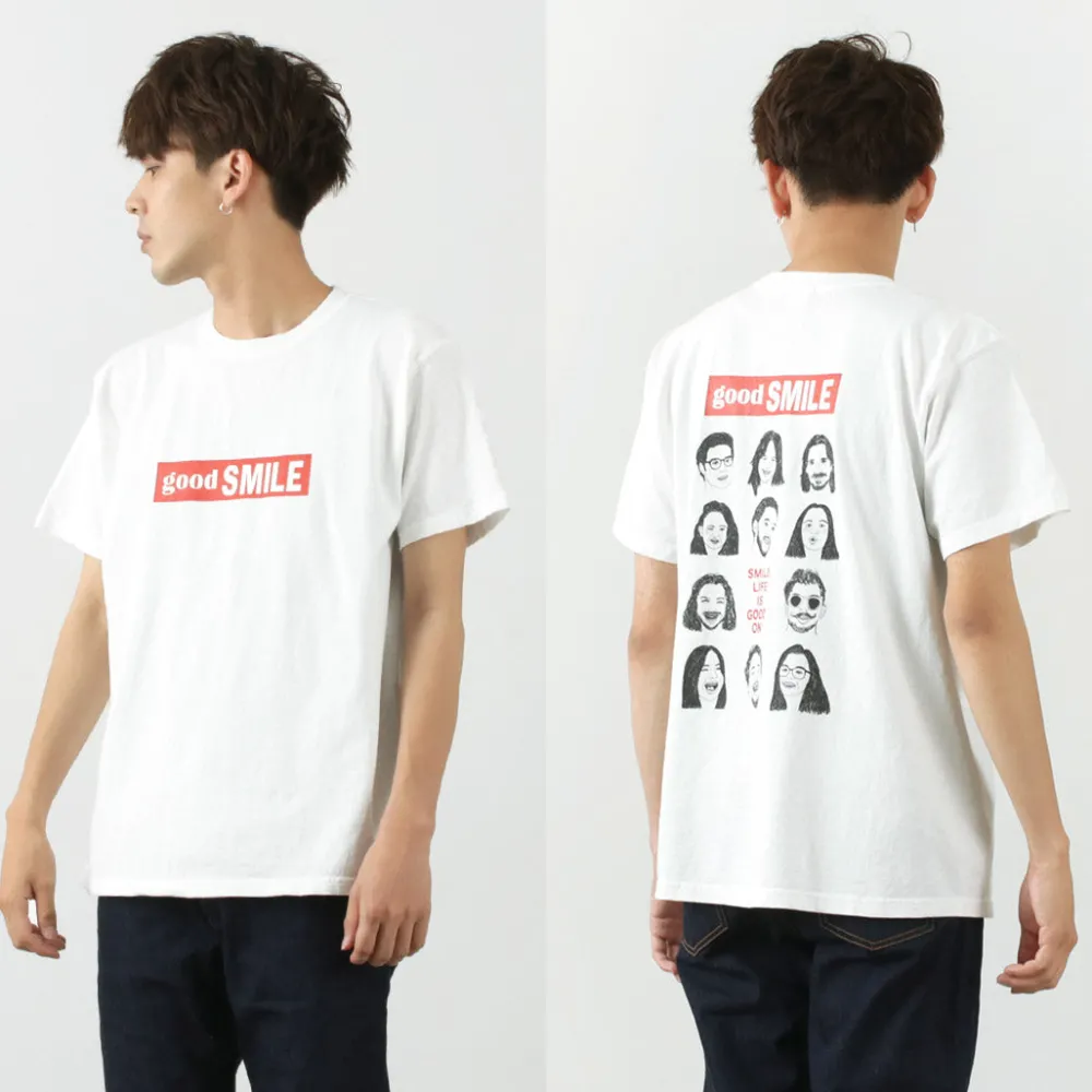 GOOD ON T-Shirts^/ Good Smile T-shirt white