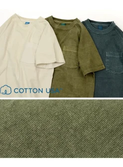 GOOD ON T-Shirts^/ GOST1101 Raglan heavy pocket T-shirt short sleeve