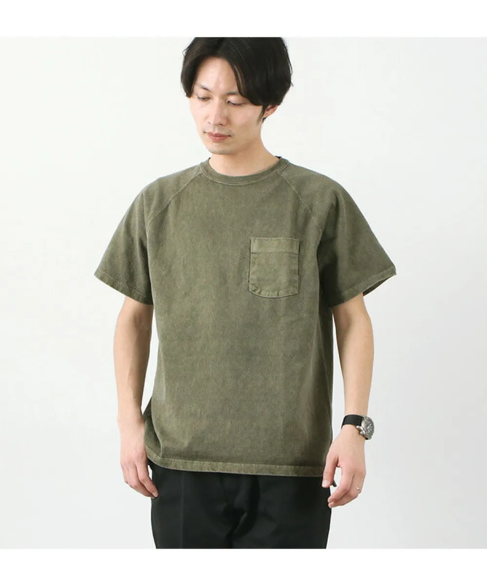 GOOD ON T-Shirts^/ GOST1101 Raglan heavy pocket T-shirt short sleeve
