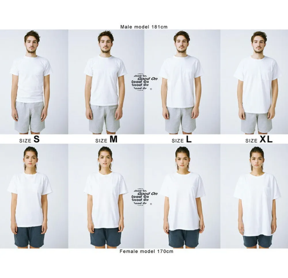 GOOD ON T-Shirts^/ GOST1101 Raglan heavy pocket T-shirt short sleeve