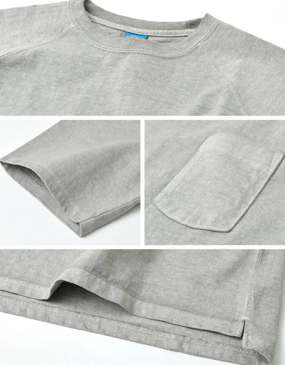 GOOD ON T-Shirts^/ GOST1101 Raglan heavy pocket T-shirt short sleeve