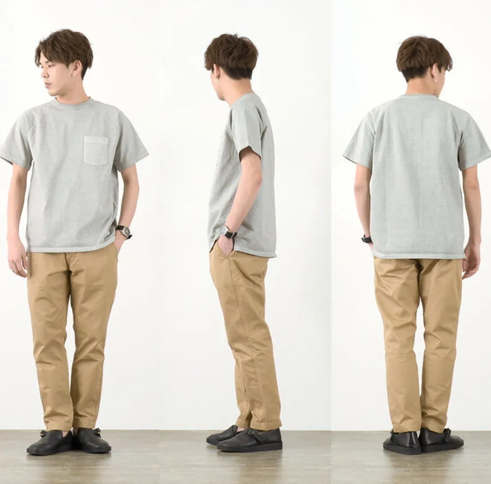 GOOD ON T-Shirts^/ GOST1101 Raglan heavy pocket T-shirt short sleeve