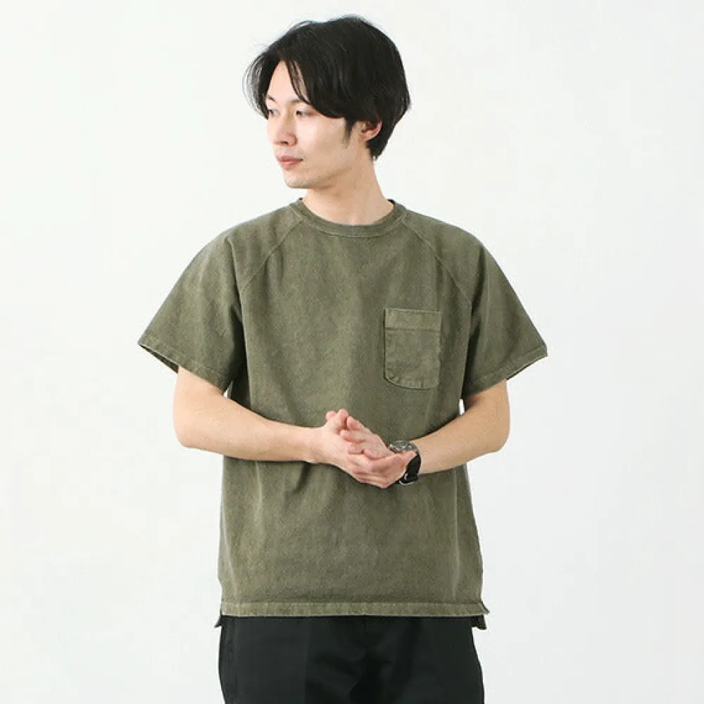 GOOD ON T-Shirts^/ GOST1101 Raglan heavy pocket T-shirt short sleeve