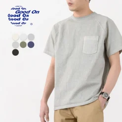 GOOD ON T-Shirts^/ GOST1101 Raglan heavy pocket T-shirt short sleeve