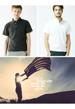 GOOD ON T-Shirts^/ GOST1103 Short sleeve polo shirt