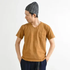 GOOD ON T-Shirts^/ GOST1408 Short sleeve V-neck pocket T-shirt